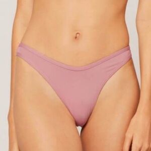 L*Space Bitsy Cut Bikini Bottoms Purple Pink Large